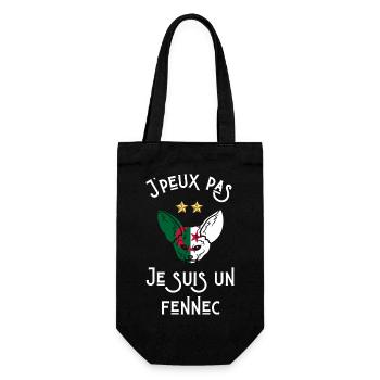 je Ne peux pas je suis un fennec algérien - Sac à bouteille - noir - Devant