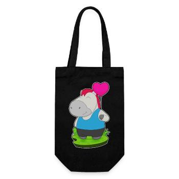 Ballon de cheval - Sac à bouteille - noir - Devant