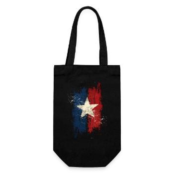 Grunge Texas - Gift Bag for Bottles - black - Front