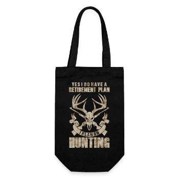 Hunting, game, hunt, nature, hunter, animal wildlife - Gift Bag for Bottles - black - Front
