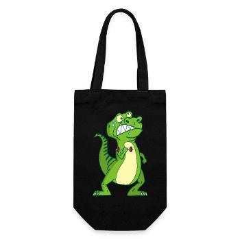 La force du tyrannosaure - Sac à bouteille - noir - Devant