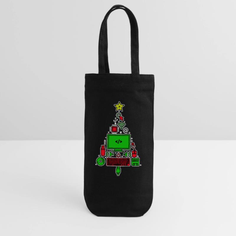 Code Debug Skripting Developer Computerfreak Geschenkbeutel für Flaschen