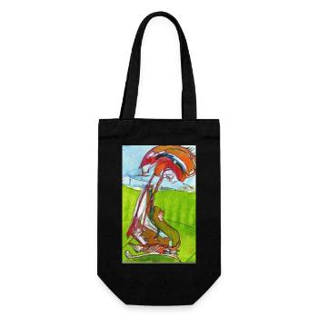 FUNtasie - Gift Bag for Bottles - black - Front