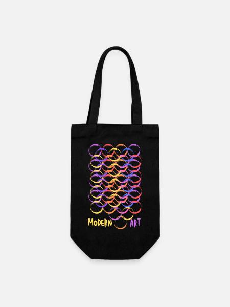 Art moderne - Sac à bouteille - noir