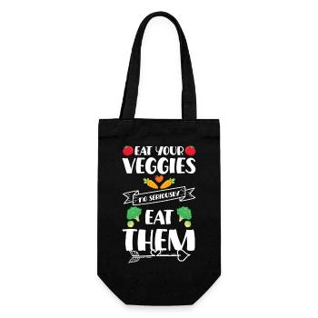 Consultant Food Diet Goal - Gift Bag for Bottles - black - Front