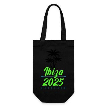 Ibiza 2025 - Gift Bag for Bottles - black - Front
