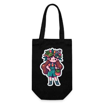 PLANT LADY - Gift Bag for Bottles - black - Front