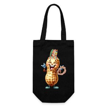 Peanut Wild West Child Kids Peanuts Nut - Gift Bag for Bottles - black - Front