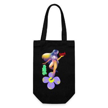Vibe Good Flower Surf Art - Gift Bag for Bottles - black - Front