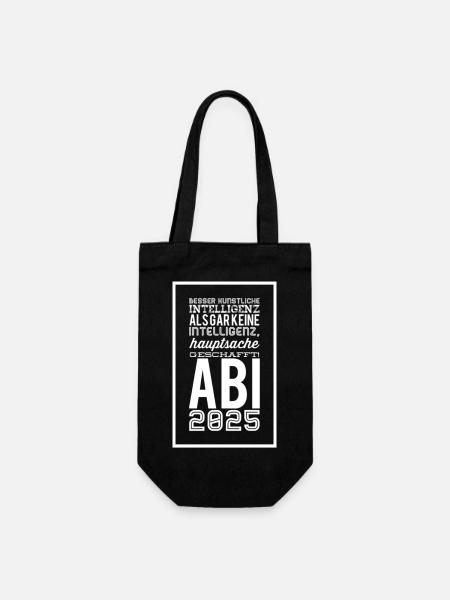 Abi - Geschenkbeutel für Flaschen - Schwarz