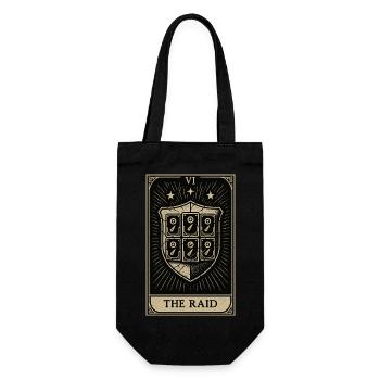 Tarot Datahoarding: The RAID Shield - Gift Bag for Bottles - black - Front