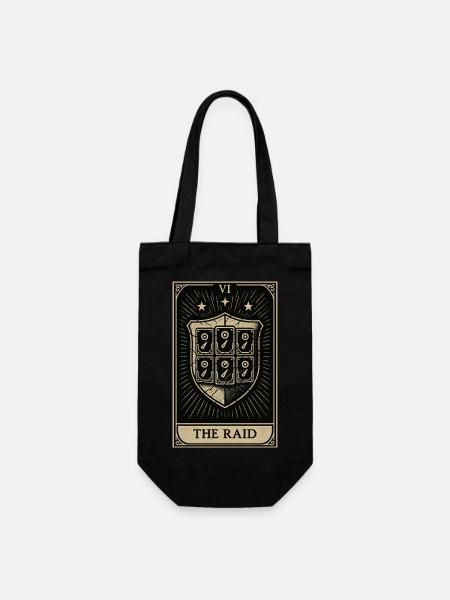 Tarot Datahoarding : Le bouclier RAID - Sac à bouteille - noir