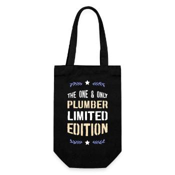 Le seul et unique plombier en édition limitée - Sac à bouteille - noir - Devant