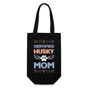 Maman Husky certifiée - Sac à bouteille - noir - Devant
