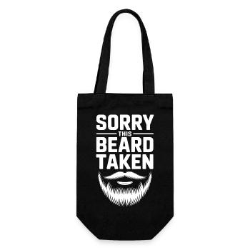 Désolé que cette barbe soit enlevée - Sac à bouteille - noir - Devant