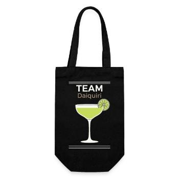 Équipe de cocktails de soirée de jeune fille Daiquiri - Sac à bouteille - noir - Devant