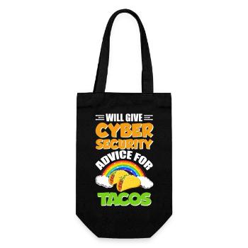 Funny Cybersecurity IT Support IT Security Network - Gift Bag for Bottles - black - Front