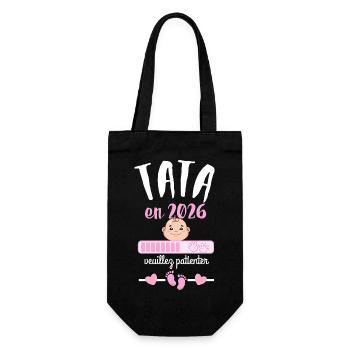Tata en 2026 Veuillez Patienter  - Sac à bouteille - noir - Devant