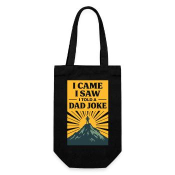 Chemise drôle de blague de papa Cadeau d’humour de père - Sac à bouteille - noir - Devant