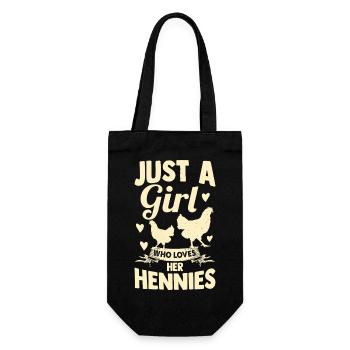 Élevage de coqs, volaille, poulet - Sac à bouteille - noir - Devant