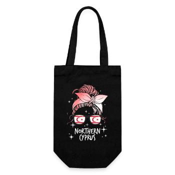 Northern Cyprus - Gift Bag for Bottles - black - Front