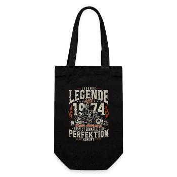 Living Legend 1974 Vintage Anniversaire Moto - Sac à bouteille - noir - Devant
