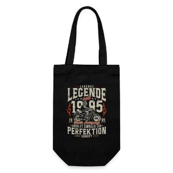 Living Legend 1995 Birthday Motorcycle Gift - Gift Bag for Bottles - black - Front