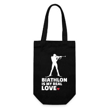 J’adore Biathlon Silhouette de biathlon élégant - Sac à bouteille - noir - Devant
