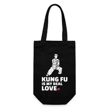 J’adore le Kung-Fu - Sac à bouteille - noir - Devant