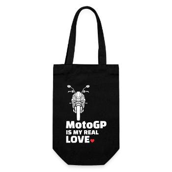 Ich Liebe Motogp - Geschenkbeutel für Flaschen - Schwarz - Vorne