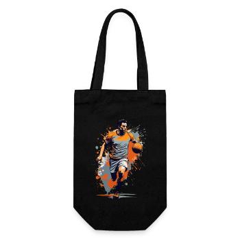 Handballspieler Streetwear Ikonischer Style Design - Geschenkbeutel für Flaschen - Schwarz - Vorne