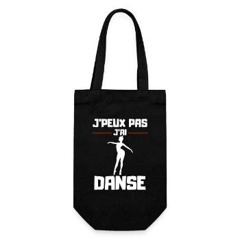 J'Peux pas j'ai Danse - Sac à bouteille - noir - Devant