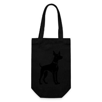 Doberman Dog - Gift Bag for Bottles - black - Front