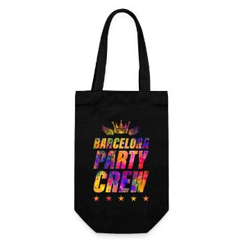 Équipe de fête de Barcelone - Sac à bouteille - noir - Devant