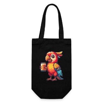Bière Papagai Pixel - Sac à bouteille - noir - Devant
