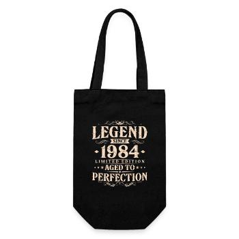 Légende depuis 1984 Vintage Born Anniversaire - Sac à bouteille - noir - Devant