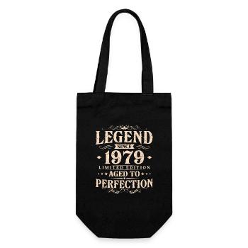 Légende depuis 1979 Vintage Born Anniversaire - Sac à bouteille - noir - Devant