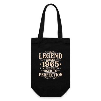 Légende Depuis 1965 Vintage Vintage Anniversaire - Sac à bouteille - noir - Devant