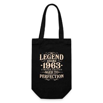 Légende 1963 Vintage Born Vintage Anniversaire - Sac à bouteille - noir - Devant