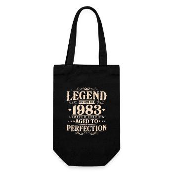 Légende 1983 Vintage Born Vintage Anniversaire - Sac à bouteille - noir - Devant