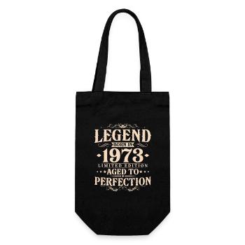 Légende 1973 Vintage Born Vintage Anniversaire - Sac à bouteille - noir - Devant