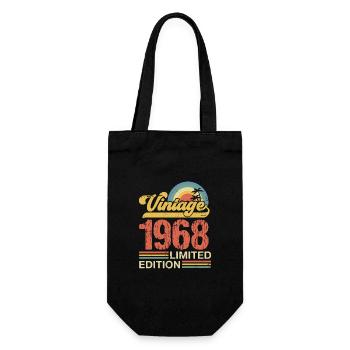 1968 - Gift Bag for Bottles - black - Front
