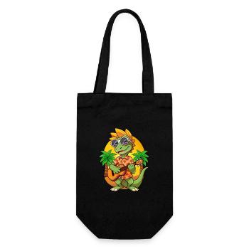 Lunettes de soleil de plage d’été de dessin animé de lézard drôle - Sac à bouteille - noir - Devant