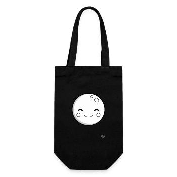 Sweet Smiling Moon: Dreamy Nights - Gift Bag for Bottles - black - Front