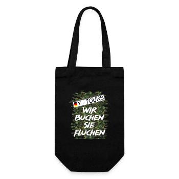 Shirt Wehrdienst Y-Tours - Geschenkbeutel für Flaschen - Schwarz - Vorne