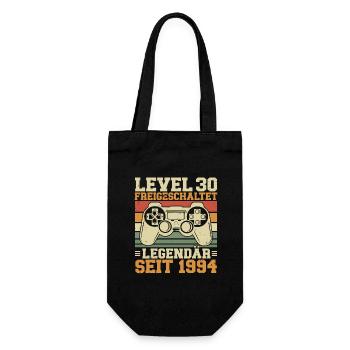 Level 30 freigeschaltet Legendär seit 1994 - Geschenkbeutel für Flaschen - Schwarz - Vorne