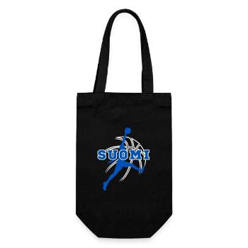 Finnland, mein Land! - Geschenkbeutel für Flaschen - Schwarz - Vorne