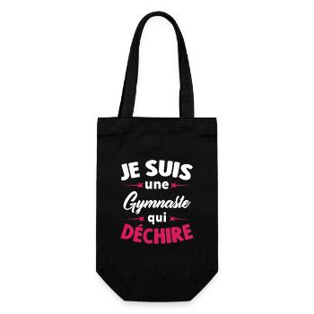 Je suis une Gymnaste qui déchire - Sac à bouteille - noir - Devant