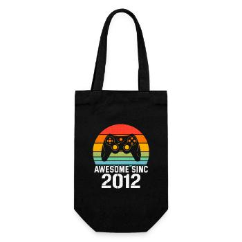 2012 Birthday Gift for All Gamers 2012 - Gift Bag for Bottles - black - Front