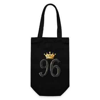 96 Nombre Couronne - Sac à bouteille - noir - Devant